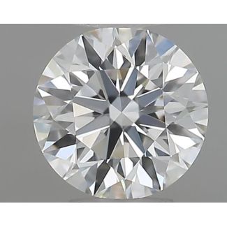 0.36 Carat Round G VVS1 EX GIA Natural Diamond