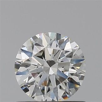 0.60 Carat Round G SI1 EX GIA Natural Diamond