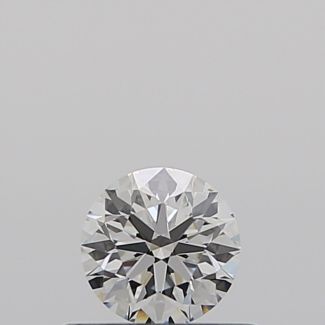 0.34 Carat Round F VS1 EX GIA Natural Diamond