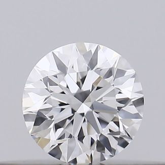 0.17 Carat Round D VS1 EX GIA Natural Diamond