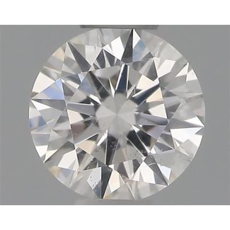 0.30 Carat Round F SI2 EX GIA Natural Diamond