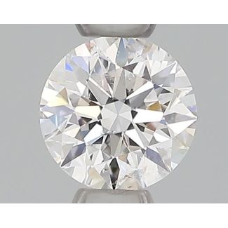 0.30 Carat Round D SI2 EX IGI Natural Diamond