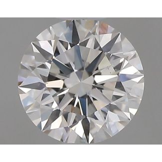 0.55 Carat Round H VS2 EX GIA Natural Diamond