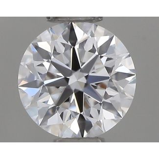 0.44 Carat Round D IF EX GIA Natural Diamond