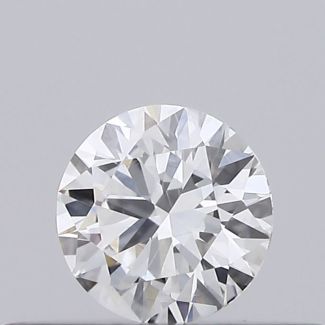 0.18 Carat Round F SI1 EX VG GIA Natural Diamond