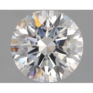 1.72 Carat Round D VVS1 EX GIA Natural Diamond