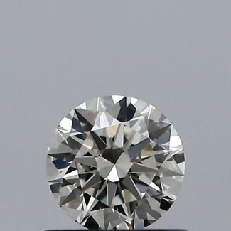 0.50 Carat Round K VVS1 EX GIA Natural Diamond