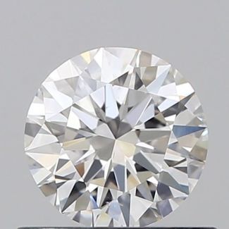 0.6 Carat Round F VS2 EX GIA Natural Diamond