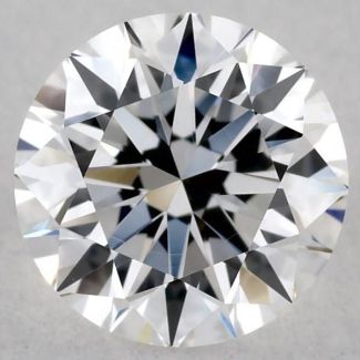 0.6 Carat Round D VVS2 EX VG GIA Natural Diamond