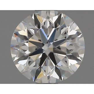 0.91 Carat Round H IF EX VG GIA Natural Diamond