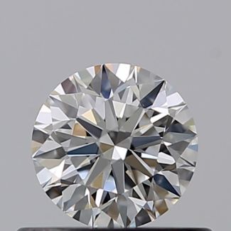 0.40 Carat Round E VVS1 EX GIA Natural Diamond