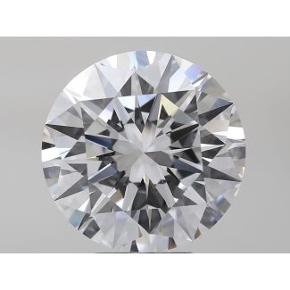 5.02 Carat Round D VS1 EX GIA Natural Diamond