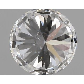 0.38 Carat Round E VVS2 EX GIA Natural Diamond