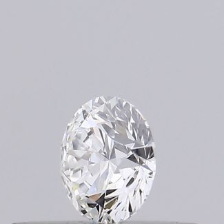 0.2 Carat Round E VVS1 EX GIA Natural Diamond