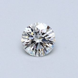 0.56 Carat Round D SI1 EX GIA Natural Diamond