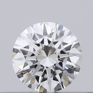 0.22 Carat Round E VVS1 EX GIA Natural Diamond