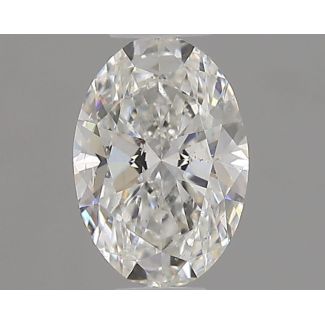 0.6 Carat Oval G SI1 - VG GIA Natural Diamond