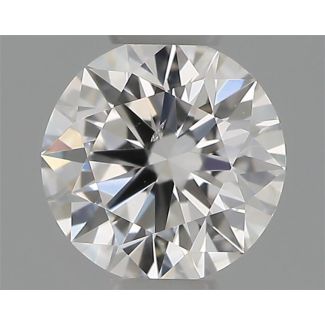 0.30 Carat Round G SI1 EX VG GIA Natural Diamond