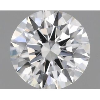 0.33 Carat Round H SI1 EX GIA Natural Diamond