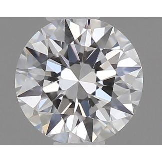 0.19 Carat Round D IF EX GIA Natural Diamond