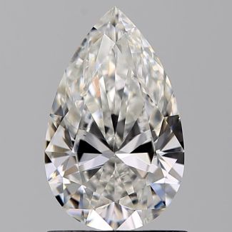 0.91 Carat Pear F VS1 - VG EX GIA Natural Diamond