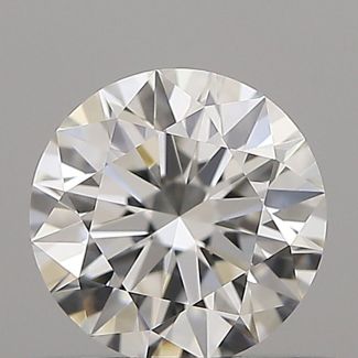 0.45 Carat Round F VVS1 EX GIA Natural Diamond