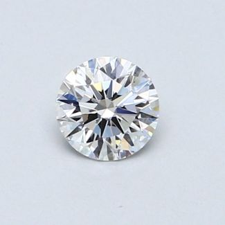 0.43 Carat Round D SI1 EX VG GIA Natural Diamond