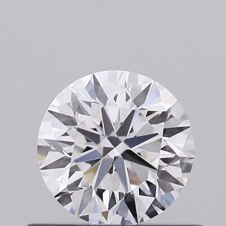 0.5 Carat Round D VVS2 VG EX GIA Natural Diamond