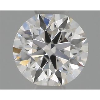 0.31 Carat Round D SI2 EX GIA Natural Diamond