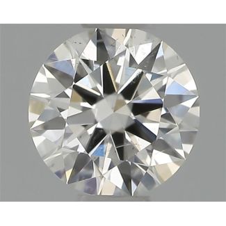 0.32 Carat Round G SI2 EX GIA Natural Diamond