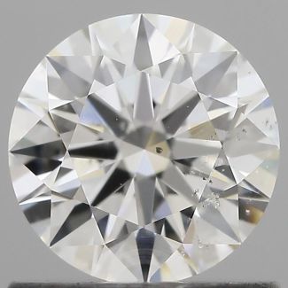 0.80 Carat Round G SI1 EX GIA Natural Diamond