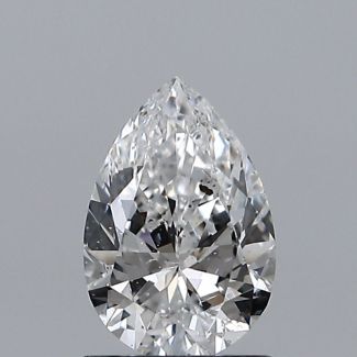 0.90 Carat Pear E SI2 - VG GIA Natural Diamond