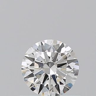 0.55 Carat Round H IF EX GIA Natural Diamond