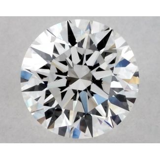 0.46 Carat Round D VS2 EX GIA Natural Diamond