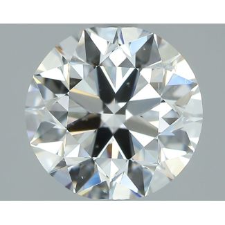 2.01 Carat Round G SI1 EX GIA Natural Diamond