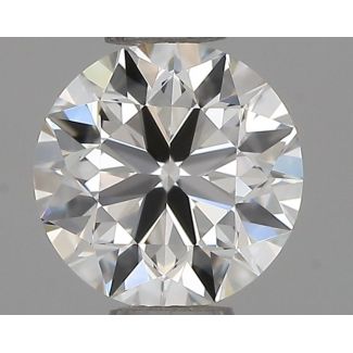 0.5 Carat Round G VVS2 EX VG IGI Natural Diamond