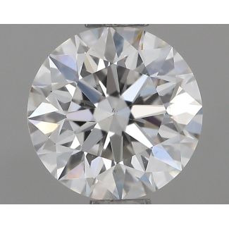 0.83 Carat Round F VS1 EX GIA Natural Diamond