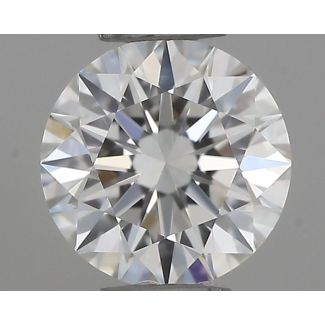 0.31 Carat Round H VVS2 EX GIA Natural Diamond