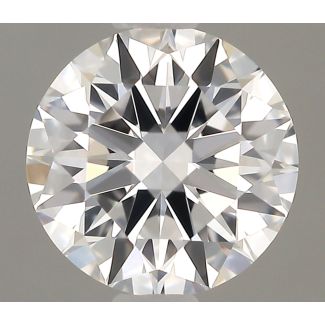 0.53 Carat Round D VVS1 EX GIA Natural Diamond