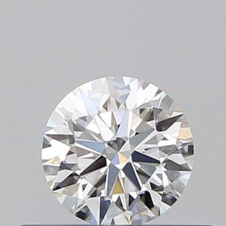 0.36 Carat Round F VS1 EX GIA Natural Diamond