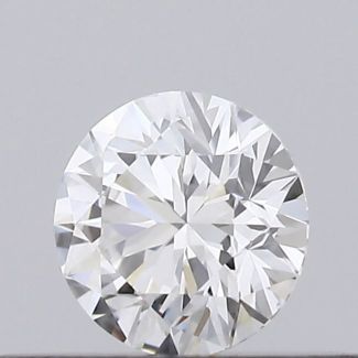 0.22 Carat Round F VS2 EX GIA Natural Diamond