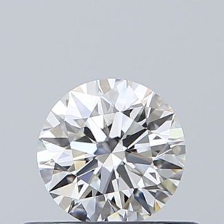 0.35 Carat Round G VVS1 EX GIA Natural Diamond