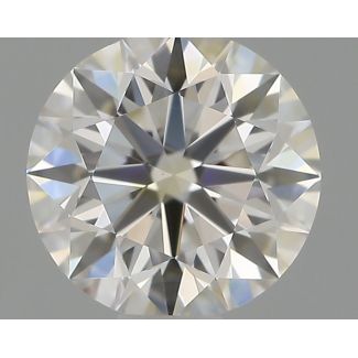 0.5 Carat Round I VS1 EX GIA Natural Diamond