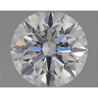 0.3 Carat Round F VVS2 EX GIA Natural Diamond