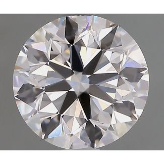 1.4 Carat Round D VVS2 EX GIA Natural Diamond