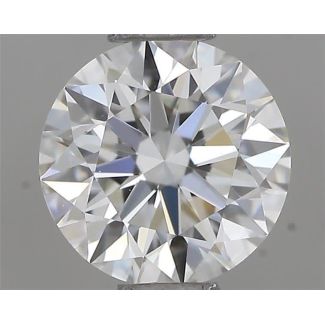 0.51 Carat Round G VVS1 EX VG GIA Natural Diamond