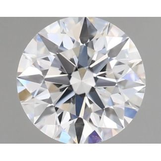 0.51 Carat Round F VS1 EX GIA Natural Diamond