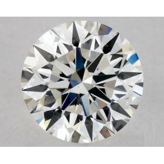 0.8 Carat Round H VS1 EX GIA Natural Diamond