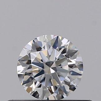 0.30 Carat Round E VVS2 EX GIA Natural Diamond