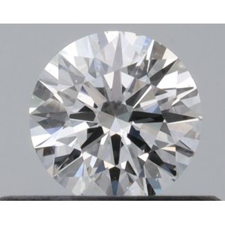 0.33 Carat Round E SI1 EX GIA Natural Diamond